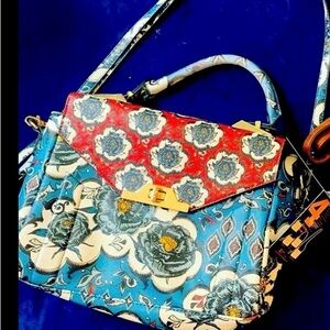 EUC Like New ALDO Boho handbag purse bag FLORAL RETRO